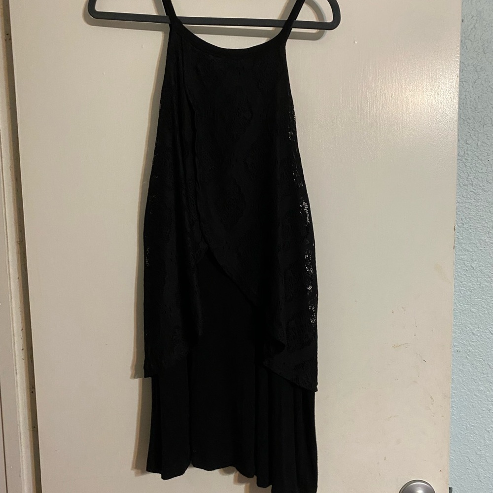 Crochet Double Layer Split Back Tank Top - image 5